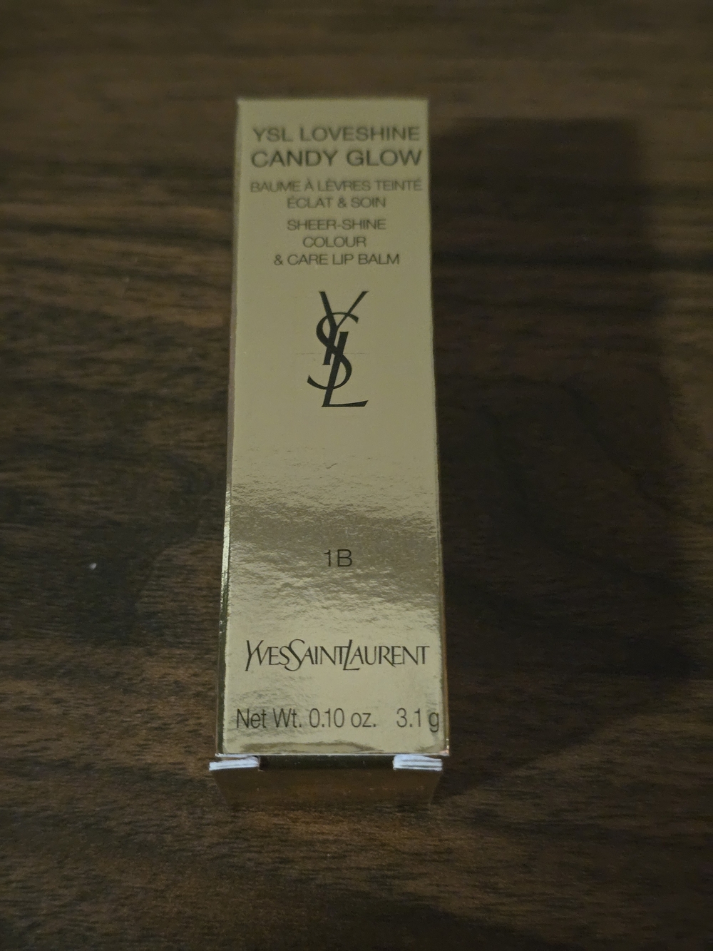 YSL Loveshine Candy Glow Tinted Butter Balm 1B Pink Sunrise 3.1g NEW IN BOX - Picture 4 of 7